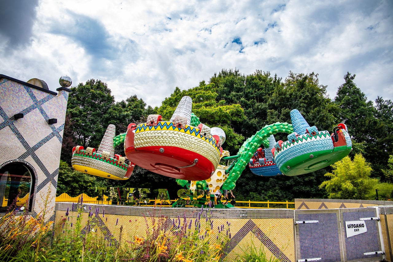 Los Sombreros: polyp in Mexican theme - Walibi Holland